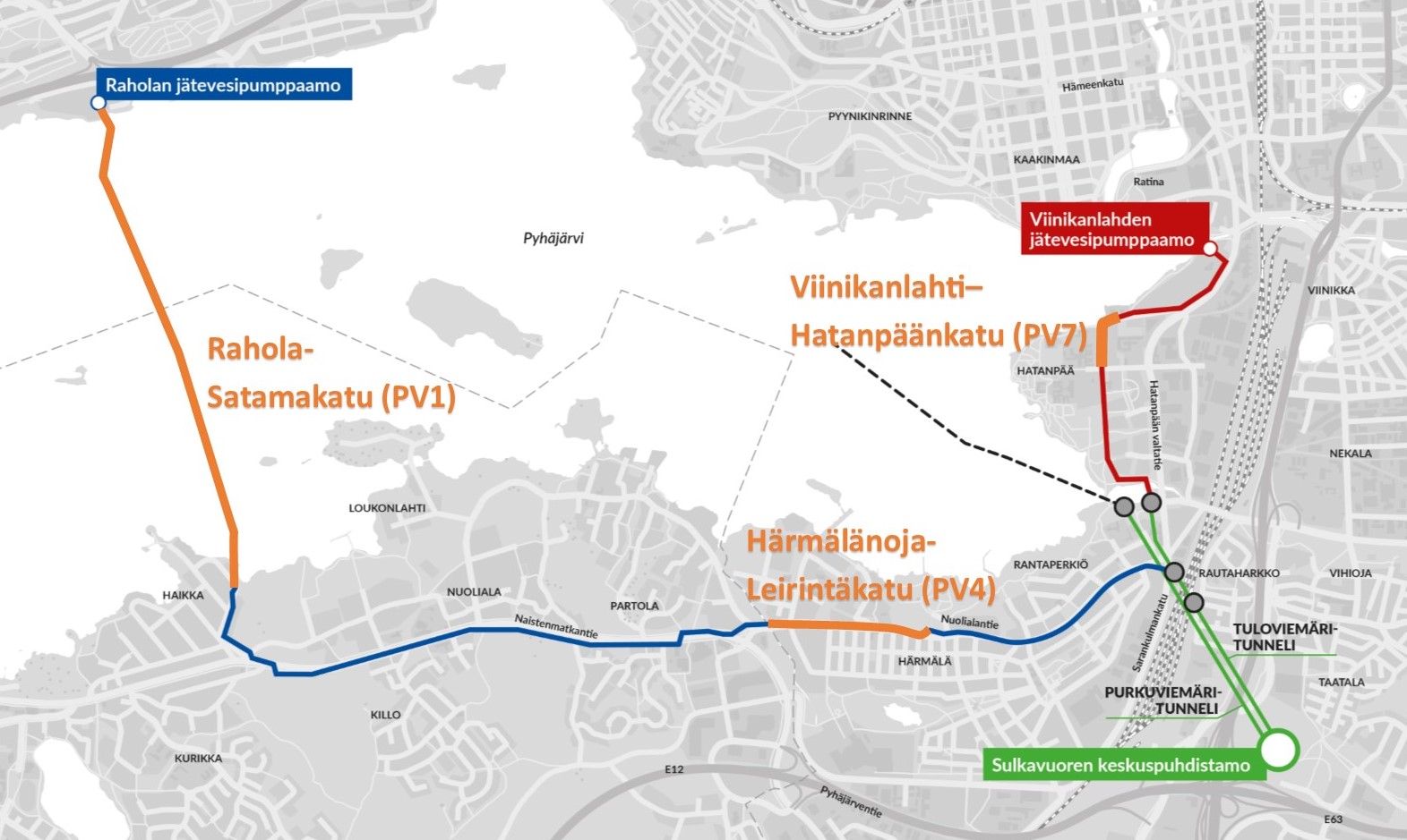 Keskuspuhdistamo käynnistää kolme seuraavaa viemärityömaata - Tampereen  Seudun Keskuspuhdistamo